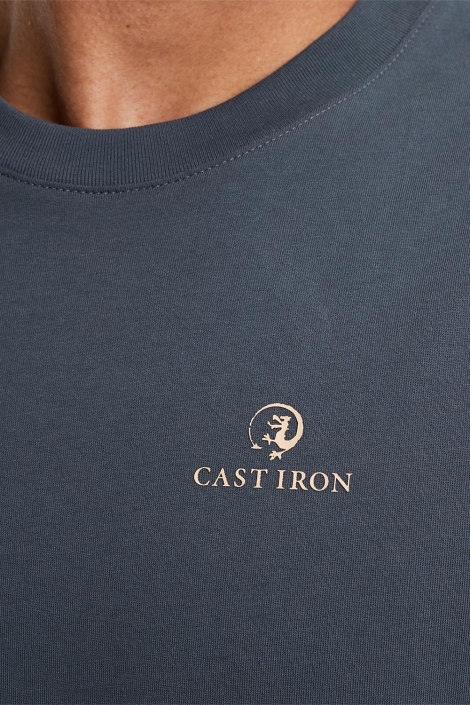 Cast Iron short sleeve r-neck regular fit si